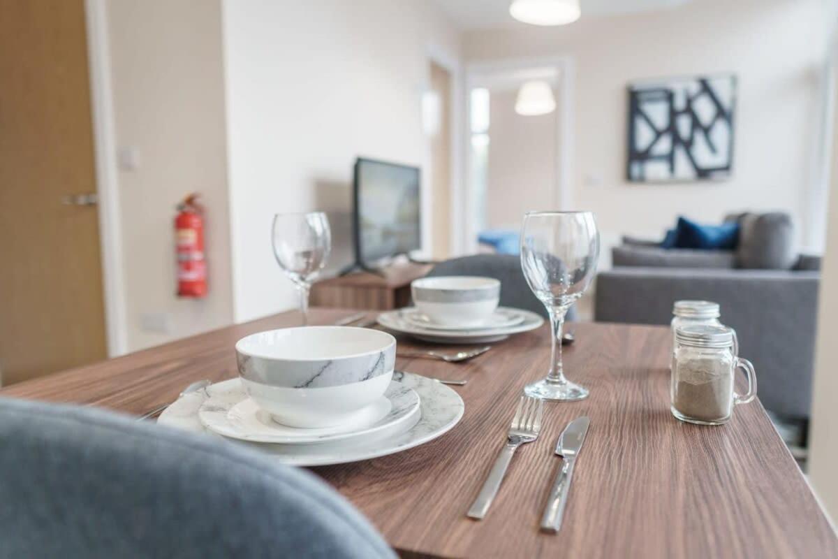 Bright 1 Bed Apartment Manchester - Sleeps 2 Luaran gambar